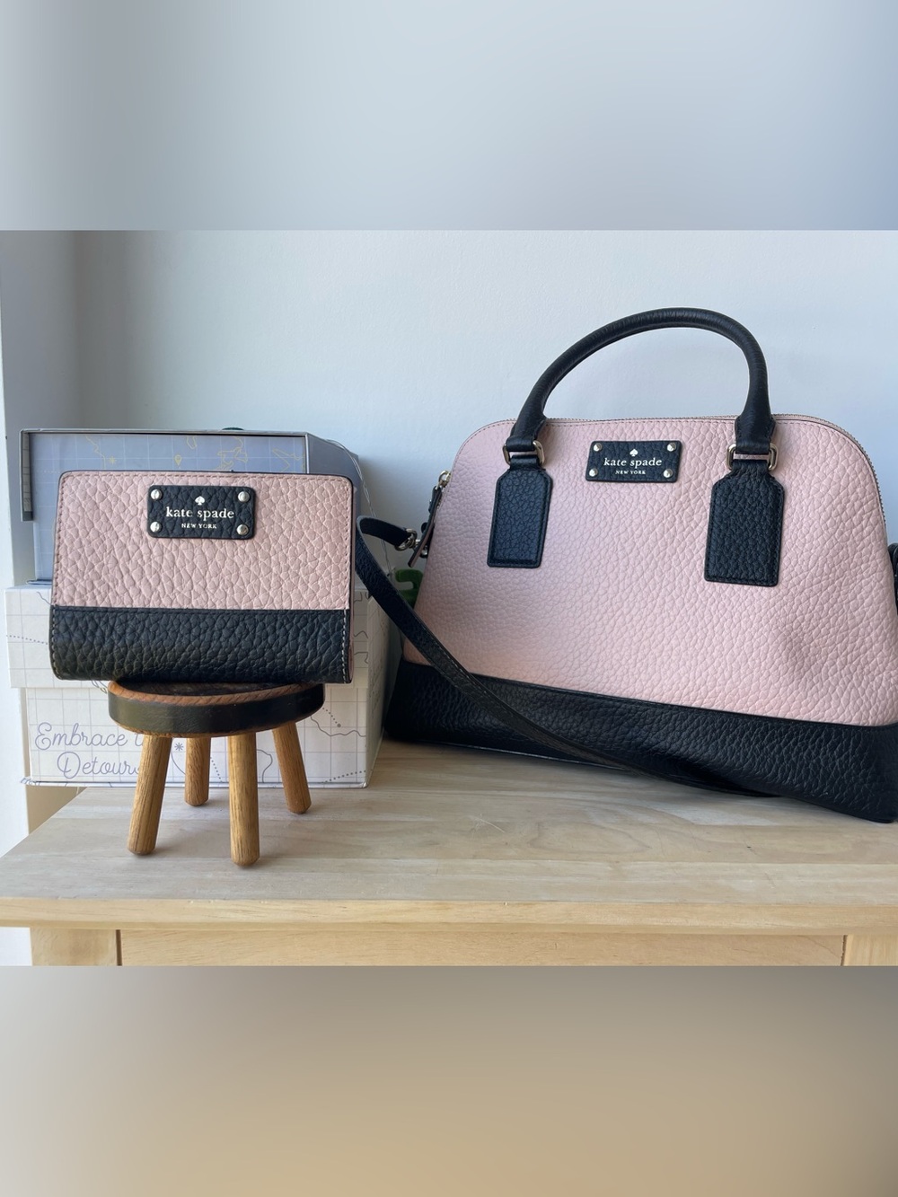 Kate Spade small Rachelle bag & matching wallet